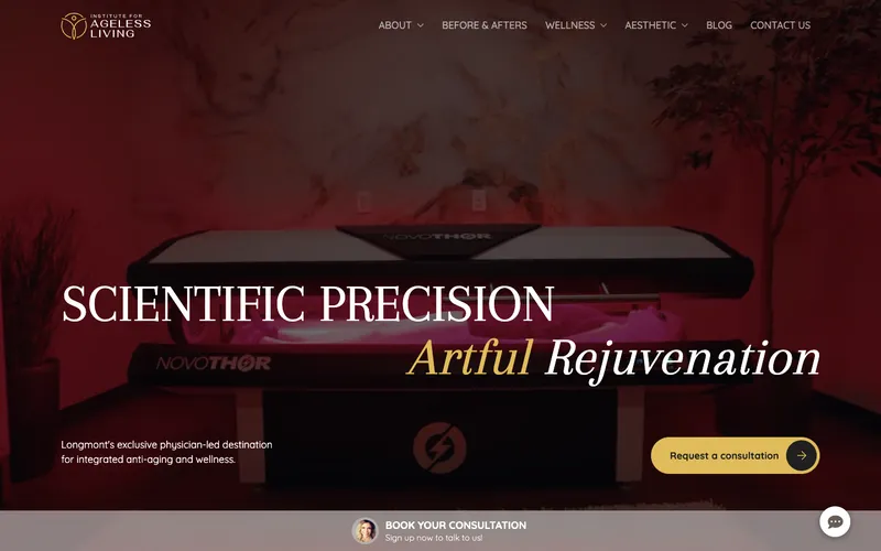 Institute for Ageless Living website