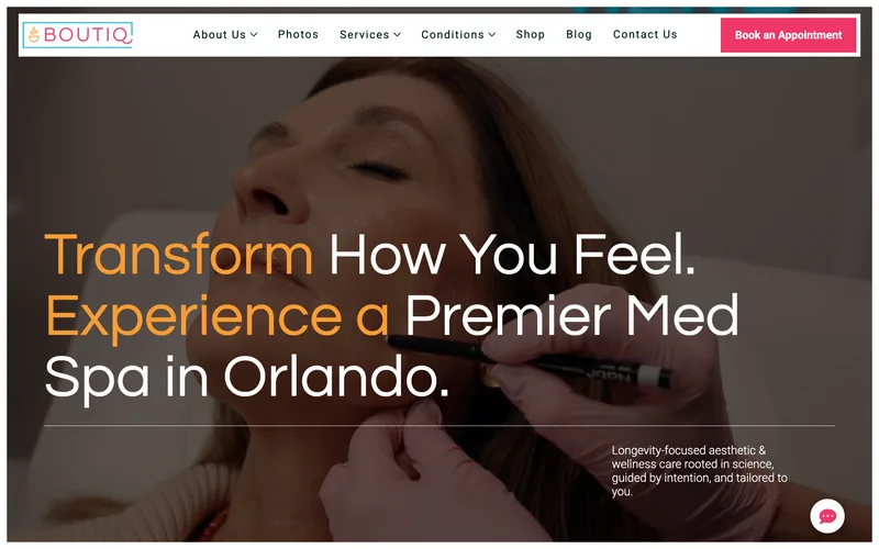 Boutiq Clinic website