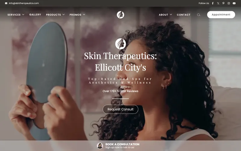 Skin Therapeutics MD website